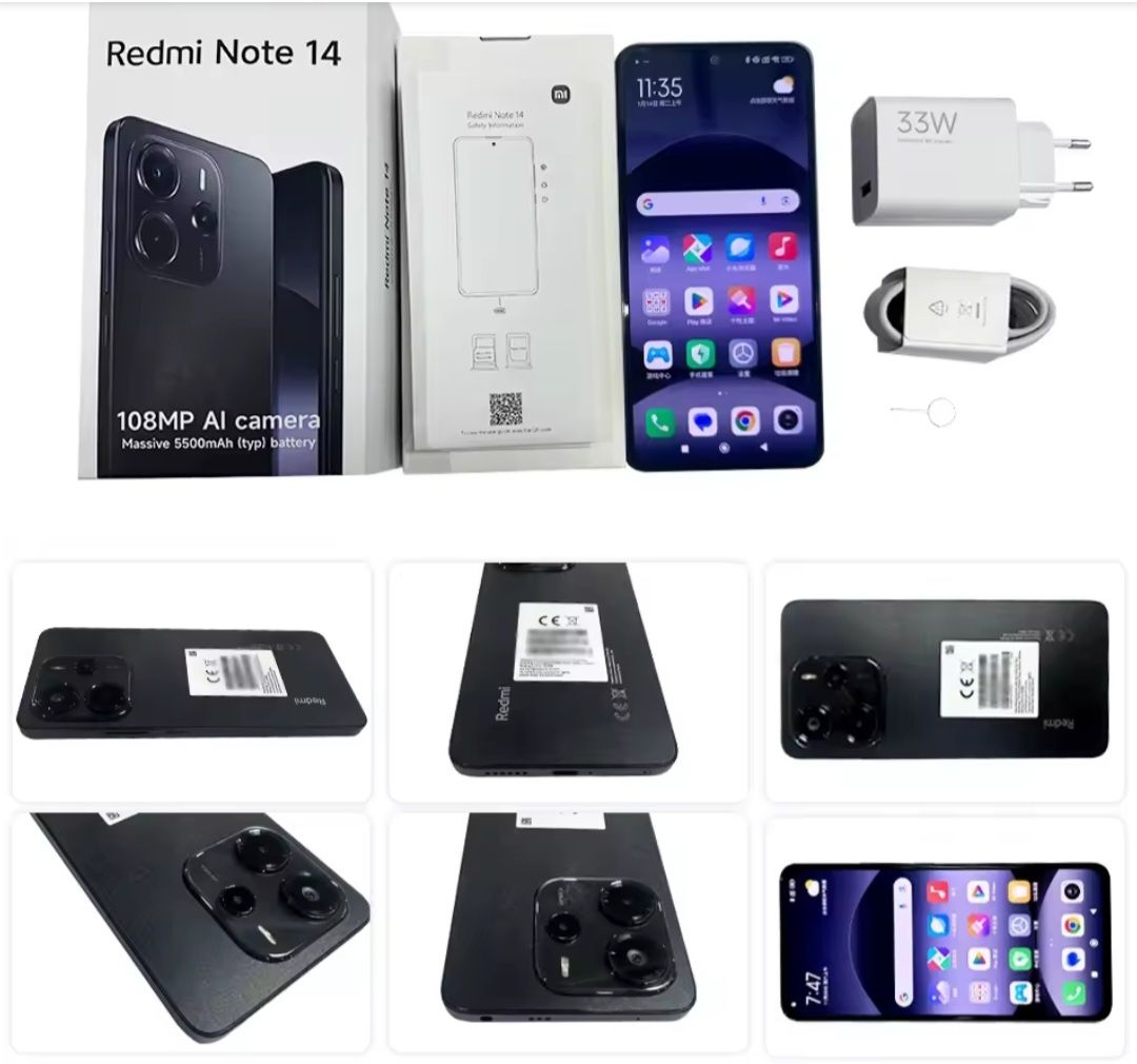 Xiaomi redmi note 14 6/128 8/256GB NFC  green Global version EU нові