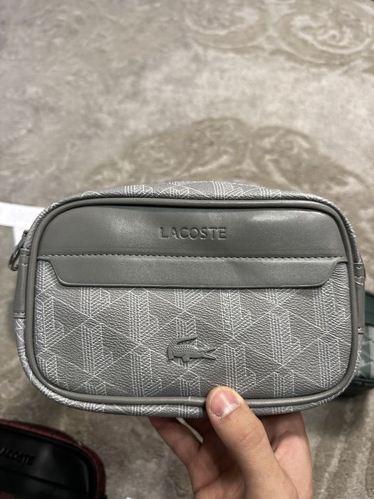 Сумка через плече lacoste лакоста сумка месенджер поясная сумка