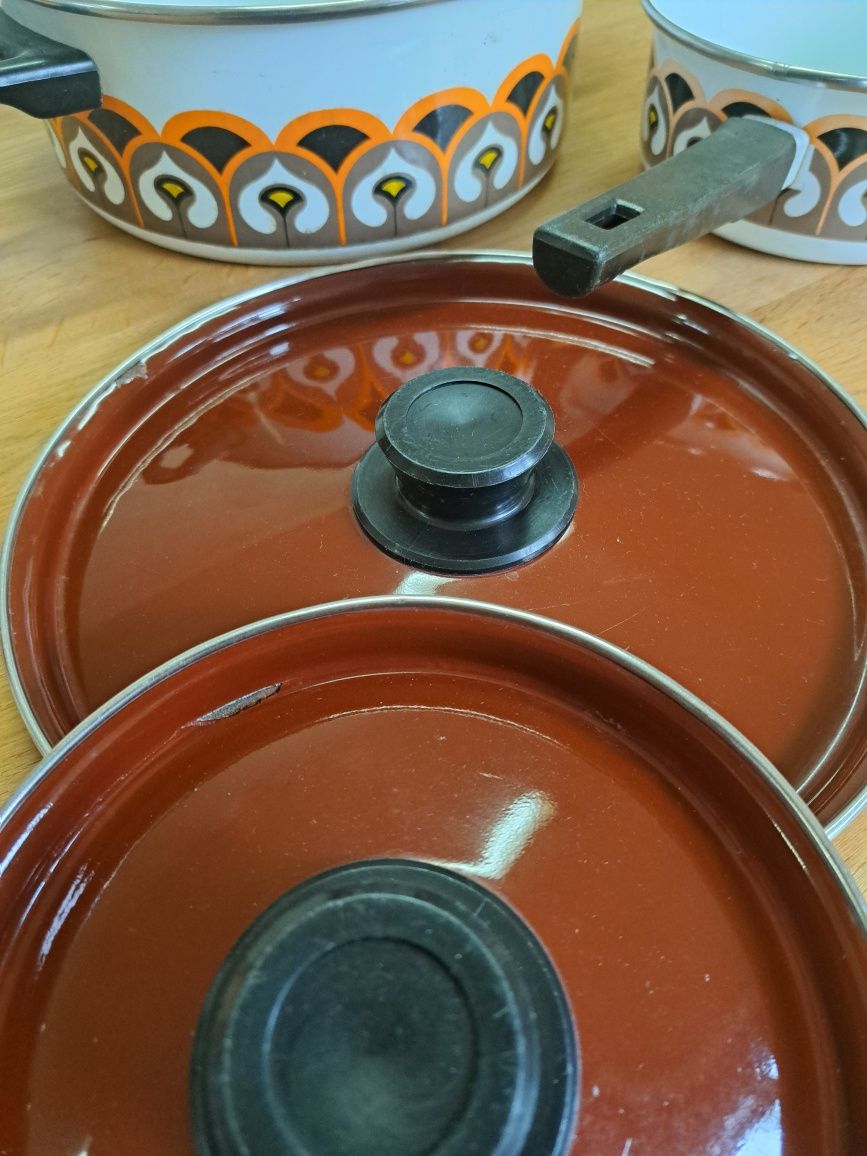Conjunto de 2 panelas vintage