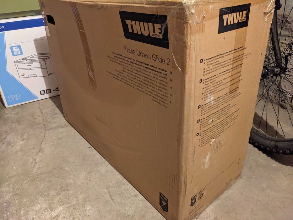 Thule Urban Glide 2, pałąk, organizer, muffka i oryginalny karton