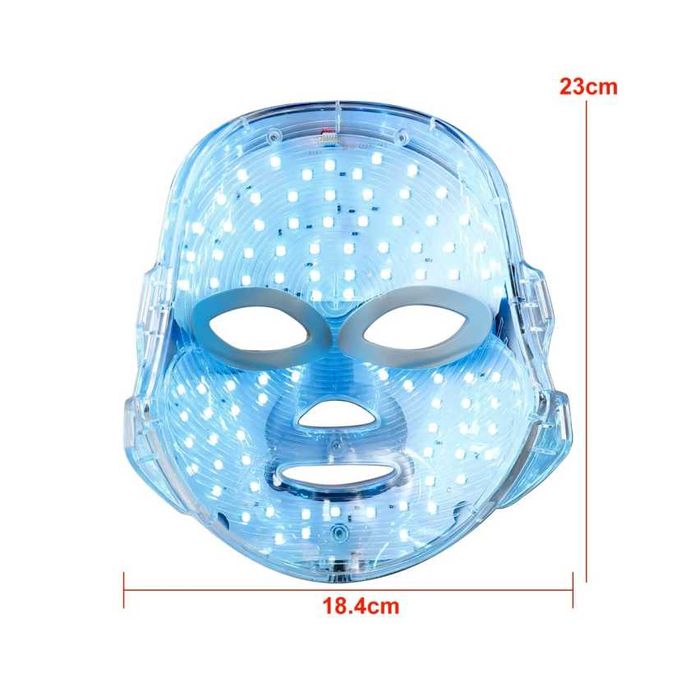 Máscara Facial com Leds para Tratamento