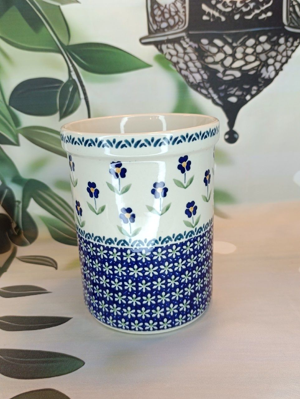 *Pojemnik ceramiczny na łyżki,lód 1,5L Bolesławiec