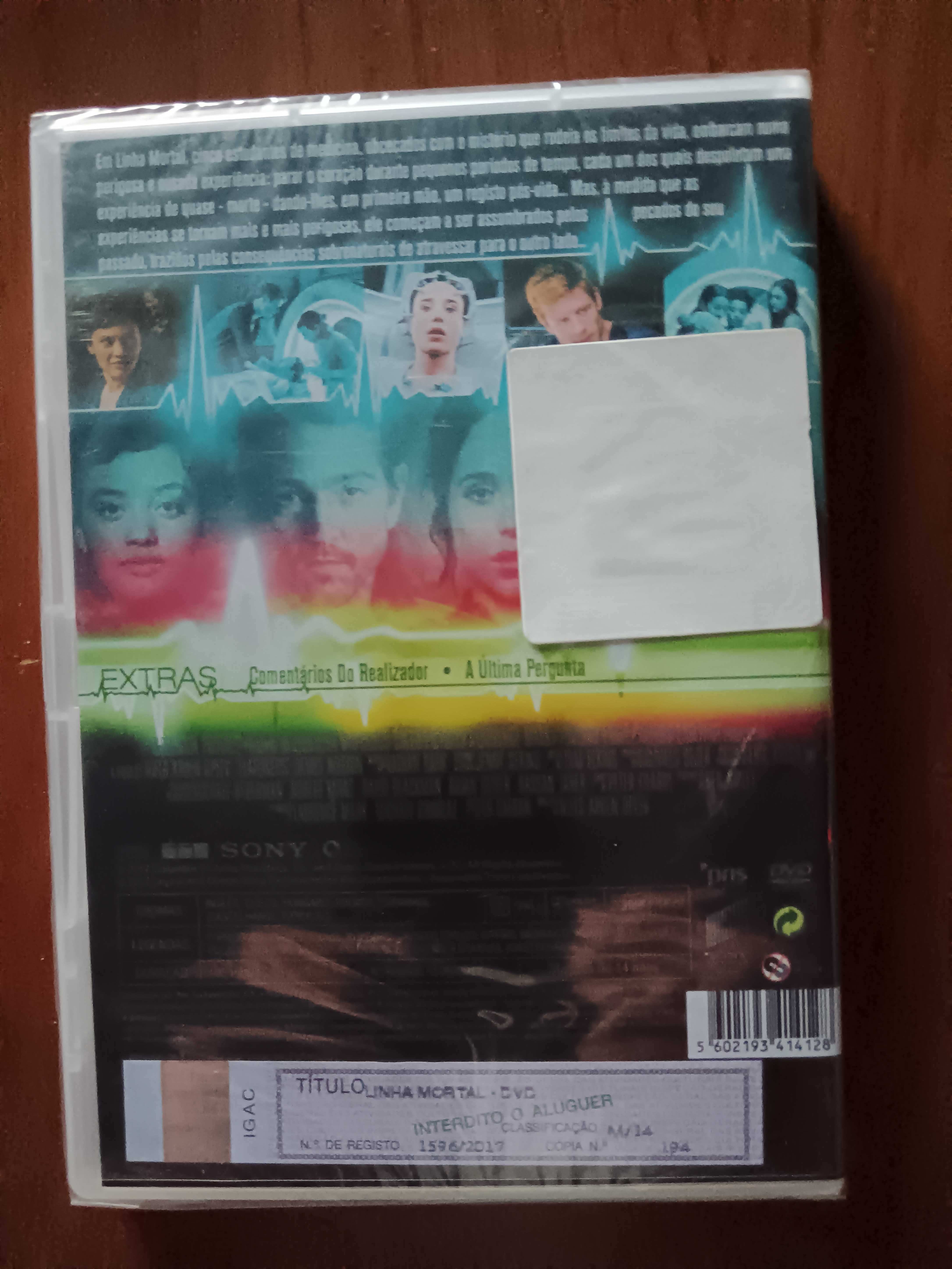 filme dvd original - linha mortal - selado