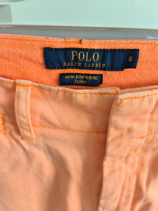 Damskie spodnie chinos Ralph Lauren Quin Boyfriend  W26 L30