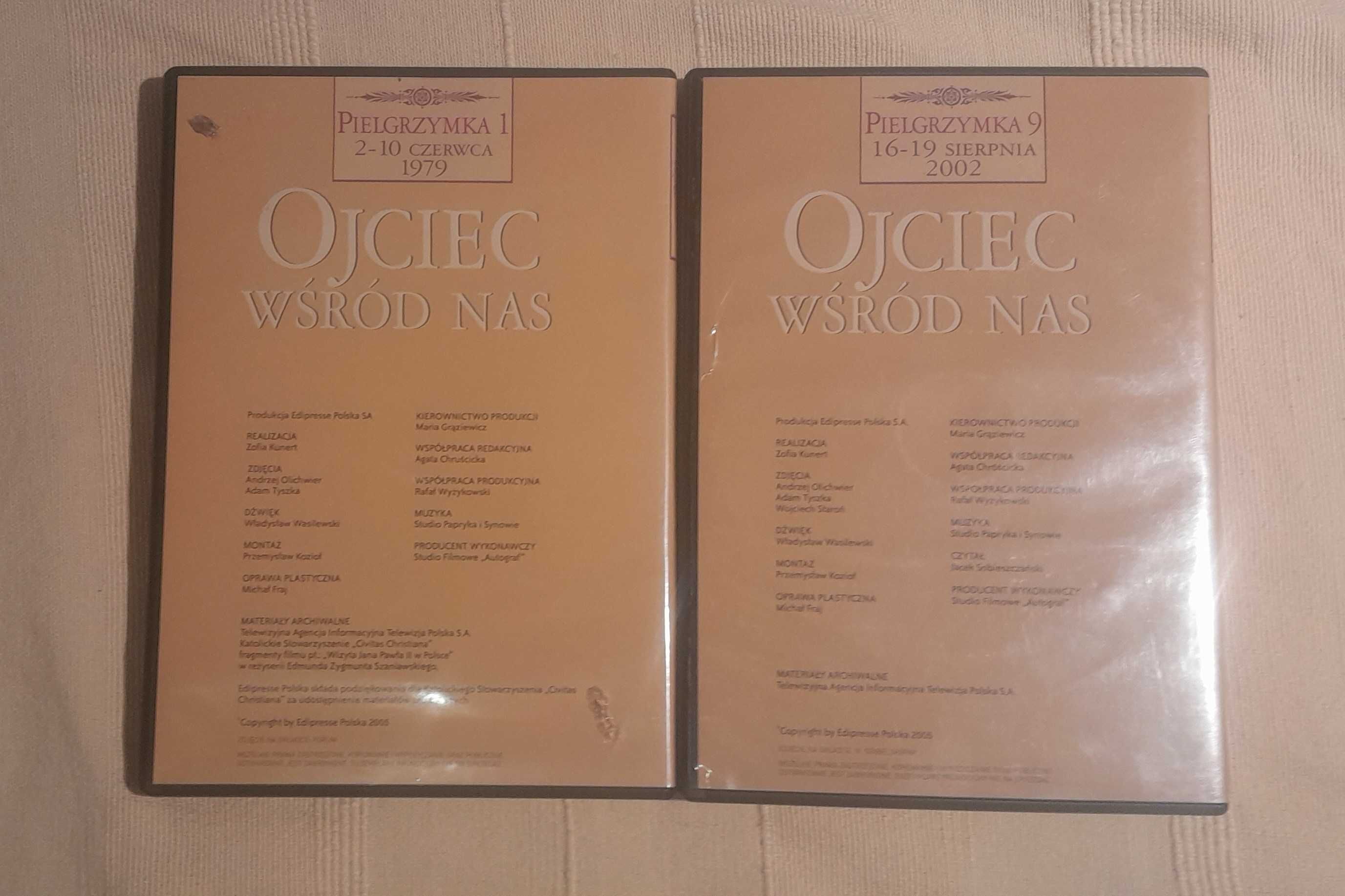 Ojciec wśród nas JPII DVD Pielgrzymka 1 i 9