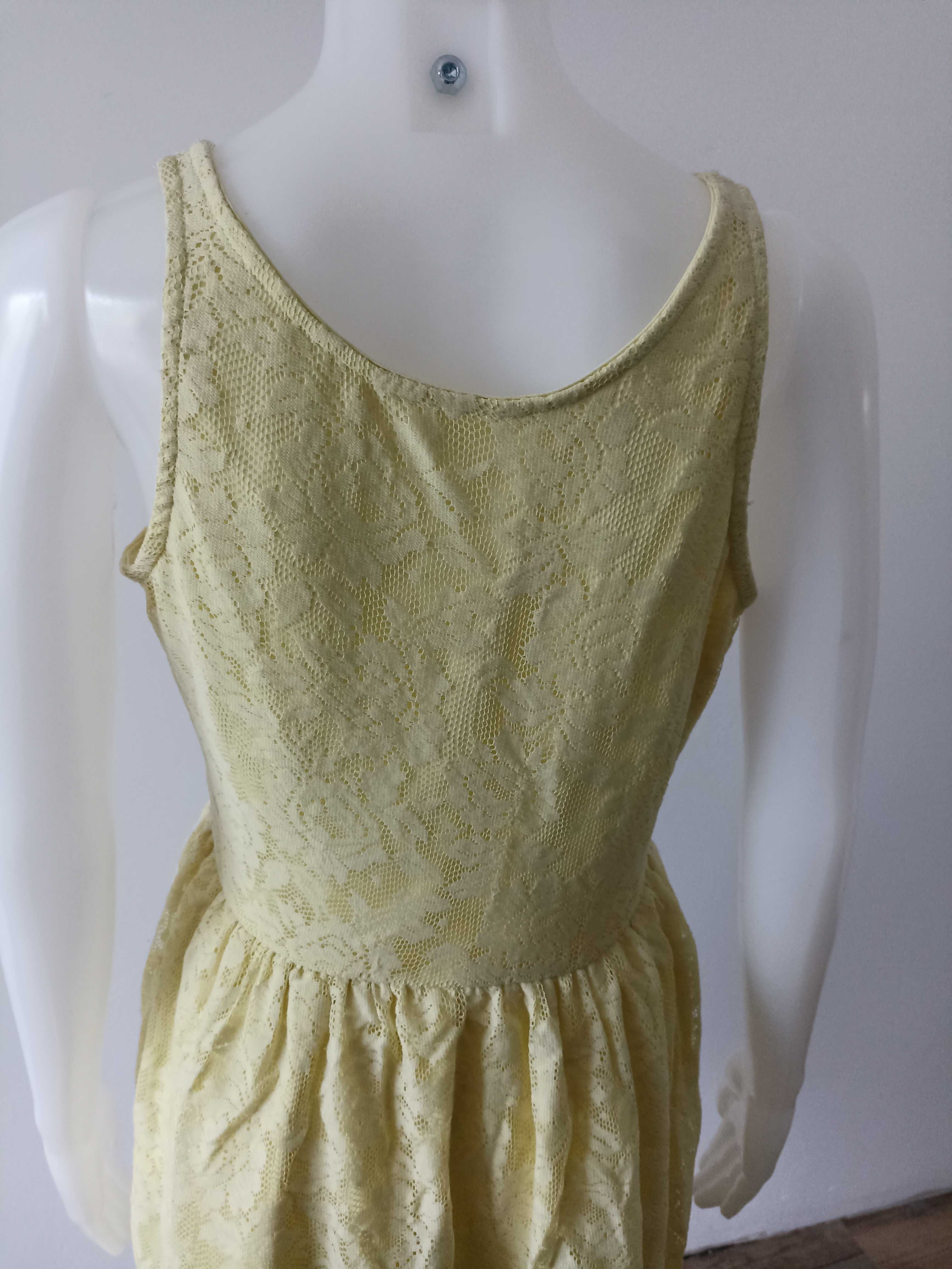 Vintage sukienka Sinsay rozmiar 38 koronkowa