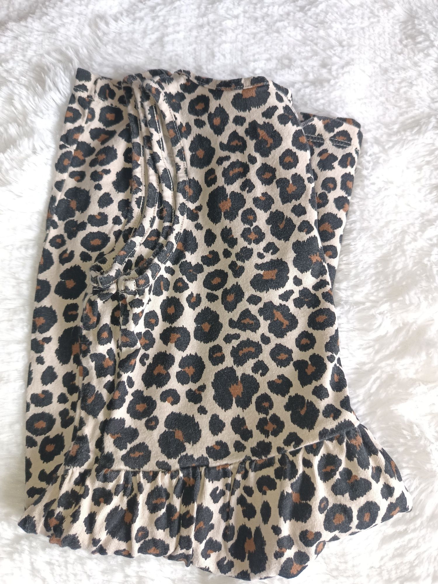 Sukienka panterka h&m 110/116 dla dziewczynki