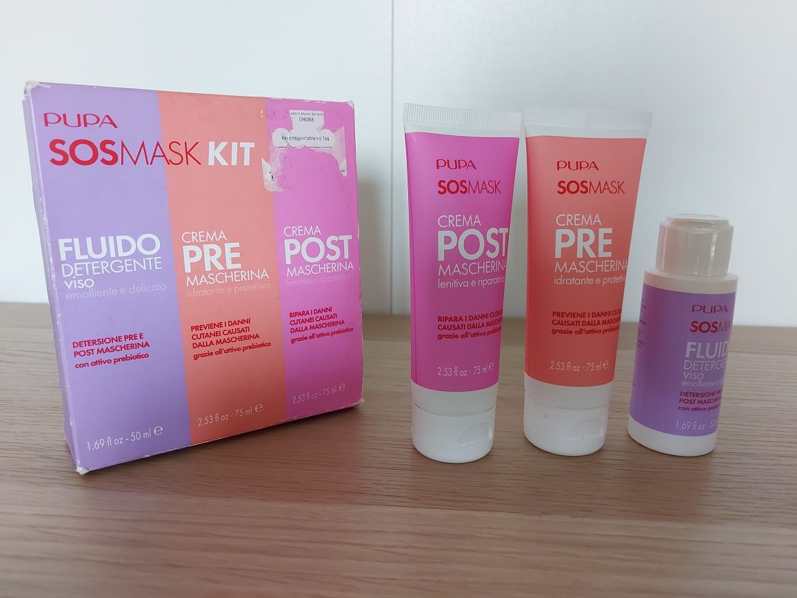 PUPA SOS Mask Kit zestaw maseczek pielęgnacyjny 3 produkty