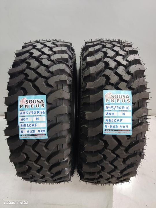 2 pneus novos 245-70r16 nelcaf ( recauchutados) oferta dos portes