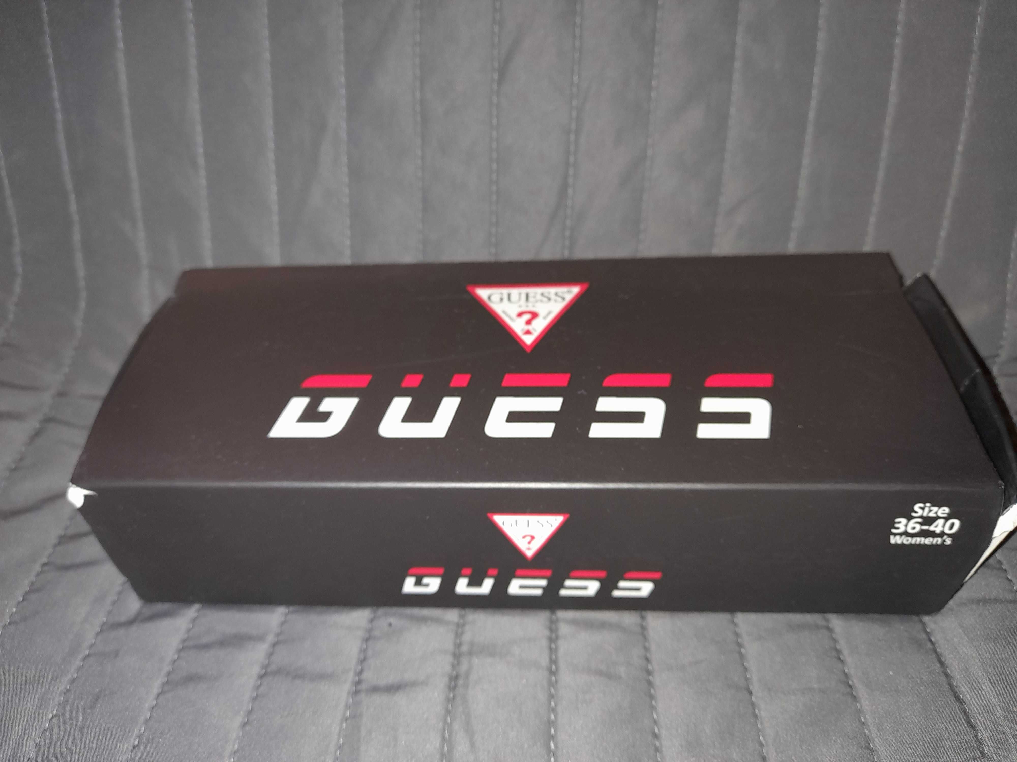 Guess stopki damskie rozm.  36-40 par 6 w paczce nowe bawełna