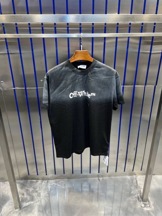 Off-white футболка оверсайз оригинал мужская  унисекс черная