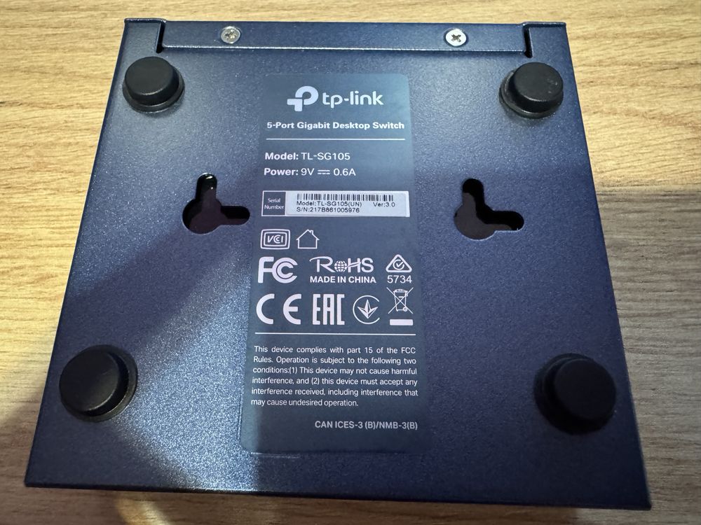 Комутатор (свіч) TP-Link TL-SG105 гігабіт