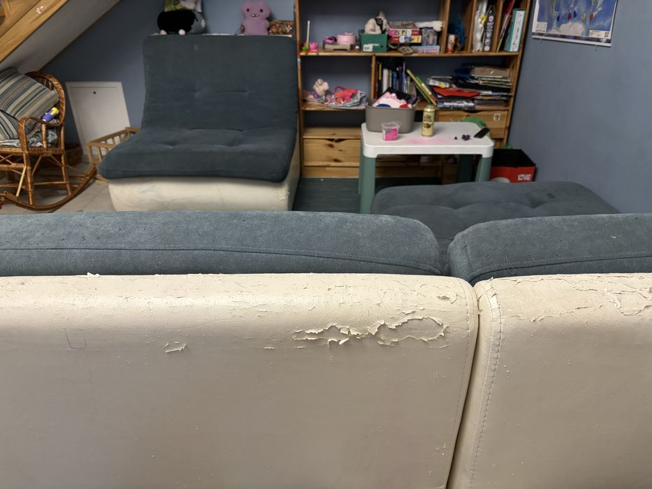 Великий диван б/у, потокбує переобшивки