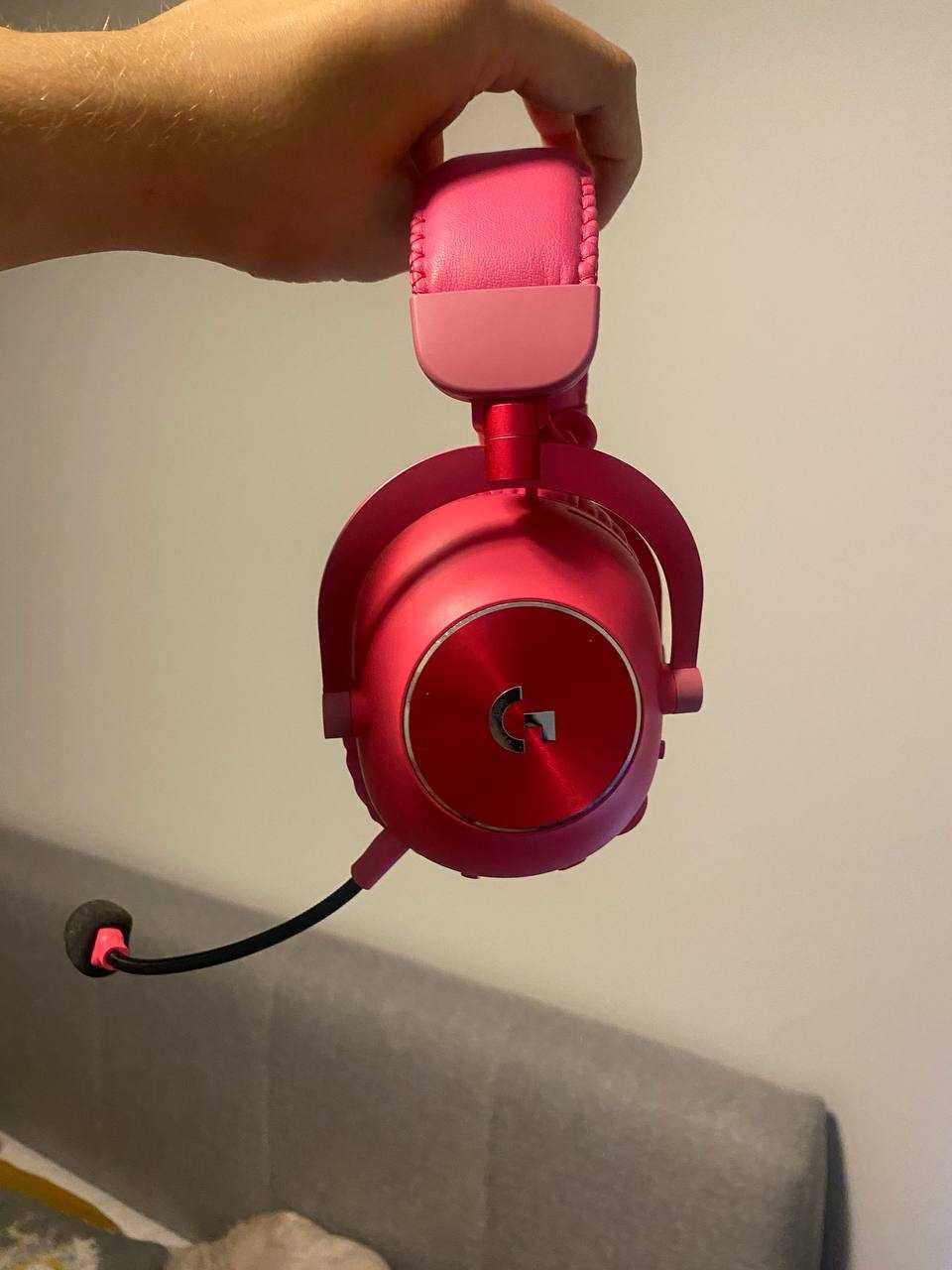 Słuchawki Logitech Pro X 2 Lightspeed Magenta