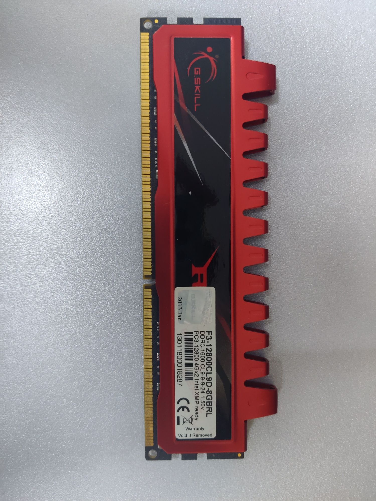 Озу оперативна пам'ять G.Skill ddr3-1600 mhz (4 gb x 1) Уцінка!