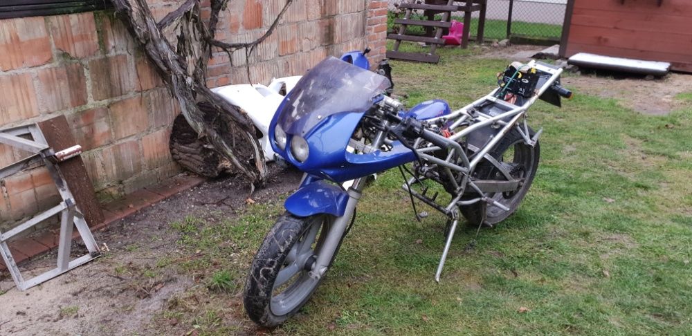 Sachs XTC 125, koło, lagi, zawieszenie przód i tył