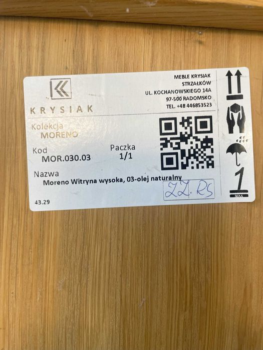 Witryna Moreno Krysiak