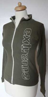 Bluza rozpinana w kolorze khaki Extreme, r. S/XS