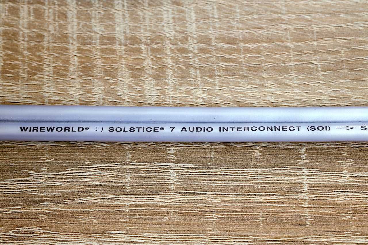 Міжблочний посріблений кабель Wireworld Solstice 7 RCA, 0.5m, оригінал