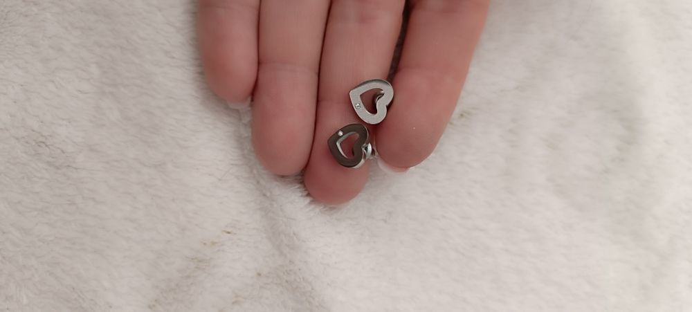 Brincos aço inoxidável Stone by stone