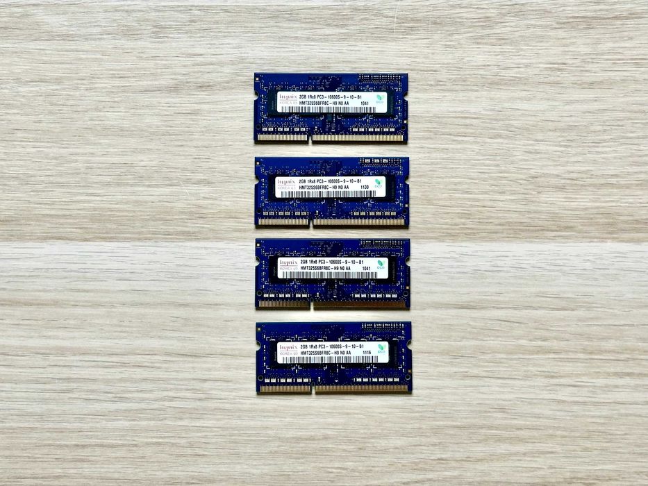 RAM Hynix 8GB DDR3 PC3 10600S 9 10 B1 (4x2GB) – sprawna, testowana