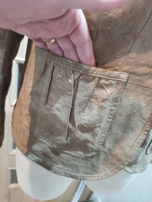 Kurtka skórzana - skóra naturalna żakiet w rozm 38/40 zapraszam