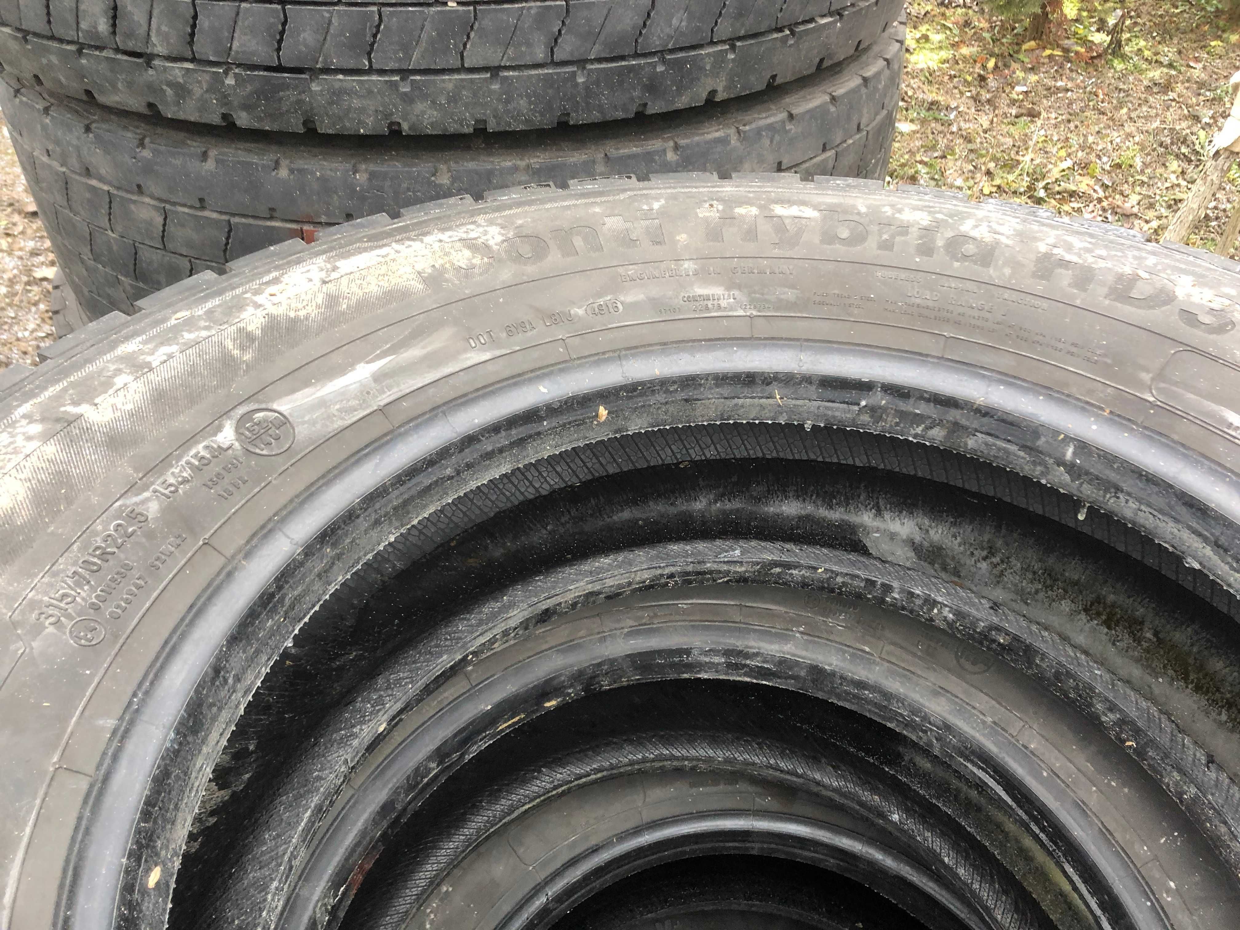 Вантажні шини CONTINENTAL 315/70 R22,5 ContiHybrid HD3, грузова резина