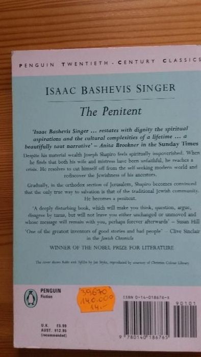The Penitent - I. B. Singer