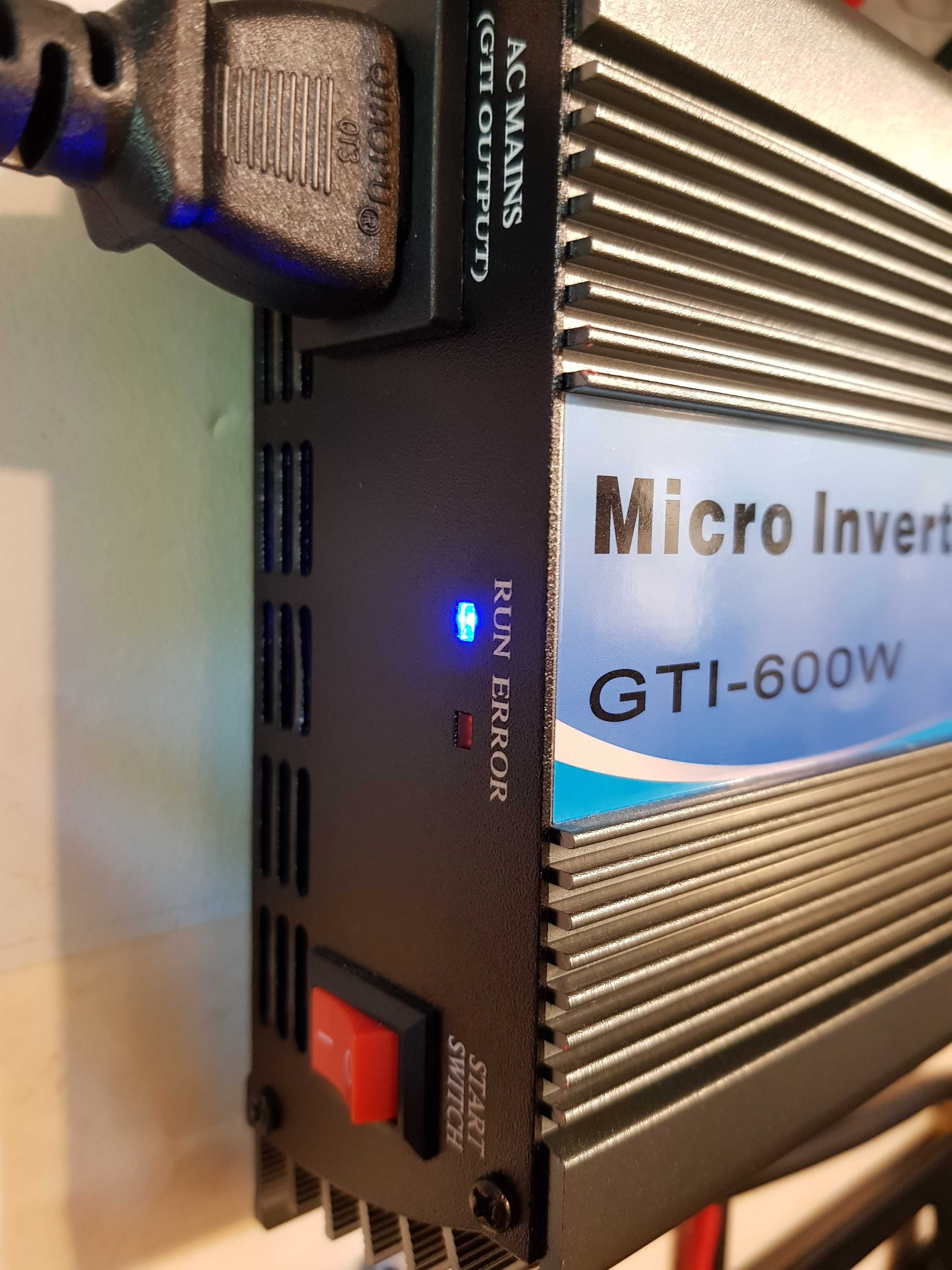 Micro inwerter falownik sieciowy 600 W MPPT /230V+ miernik energii.