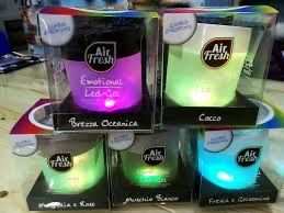 Ароматизатор-гель для приміщень з кольоровими світлодіодними лампами