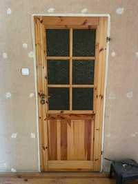 Drzwi drewniane 80 cm i 70 cm