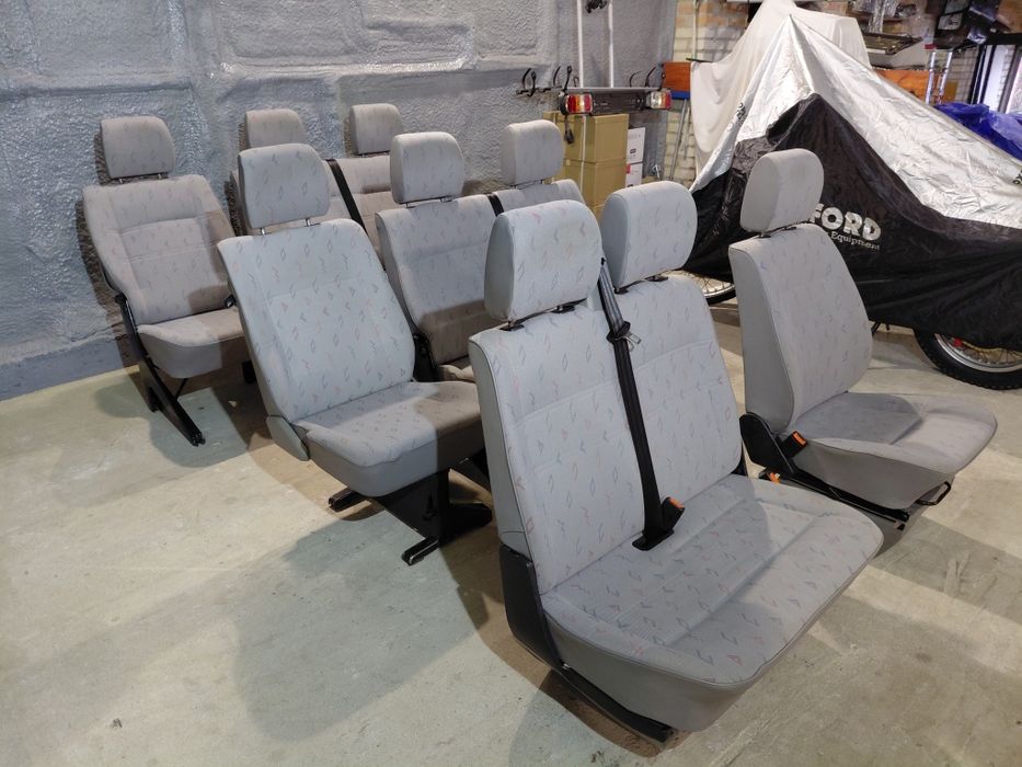 Siedzenia VW T4 Caravelle Long komplet super stan Inca