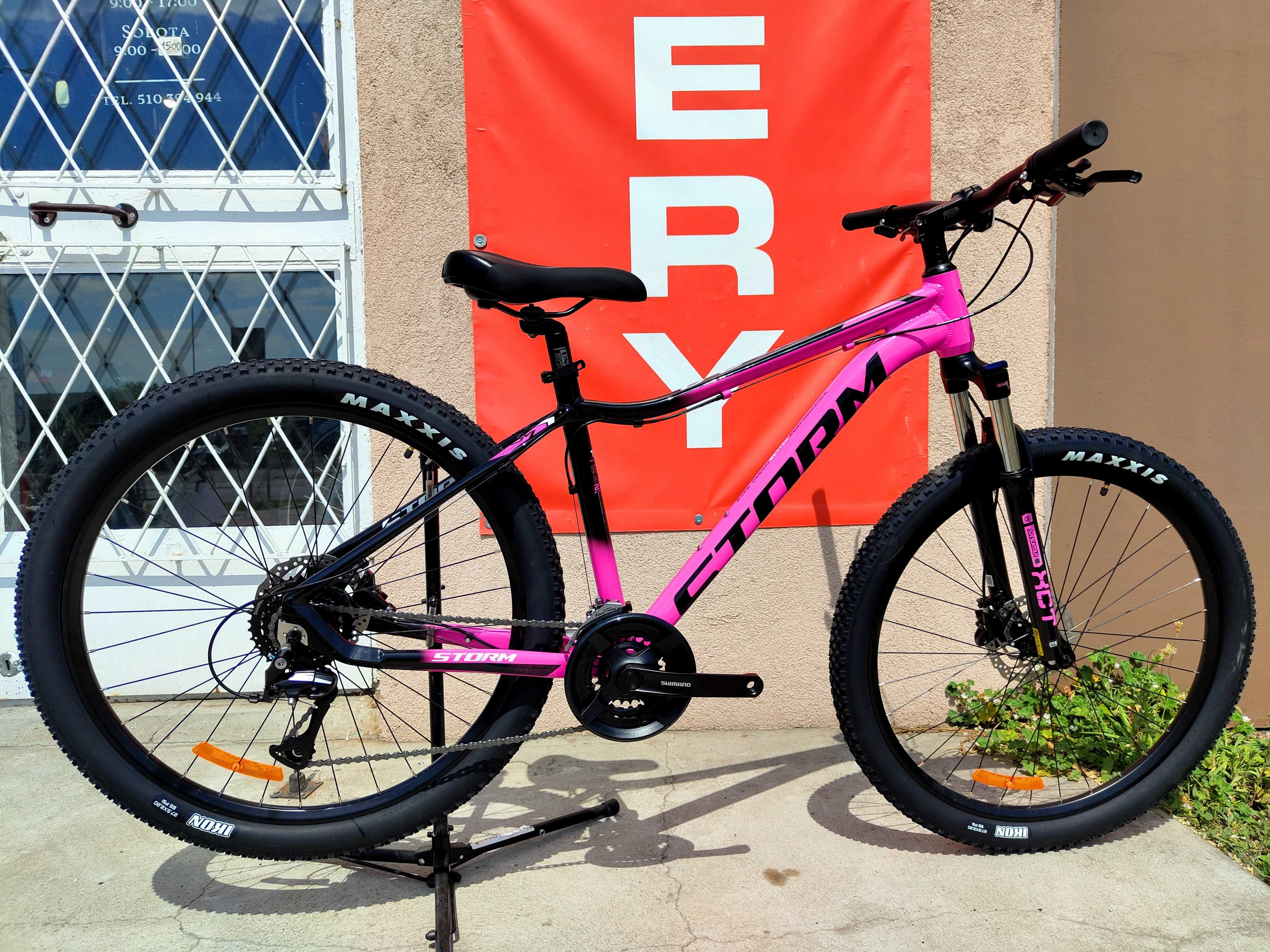 NOWY STORM SHARK 3.0 LADY R. 17" *Koła 27,5* Tarczówki Shimano ACERA 8
