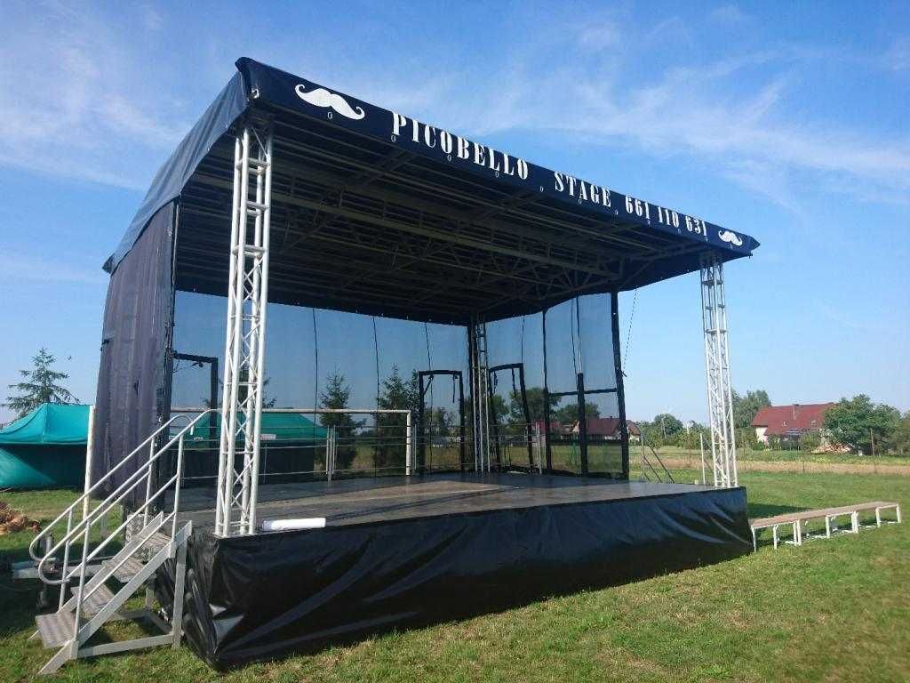 Scena mobilna Estrada Nagłośnienie Oświetlenie Barierki na twój Event