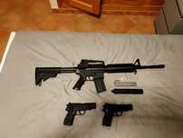 M4 + P229 Airsoft + munições marker - Venda Urgente