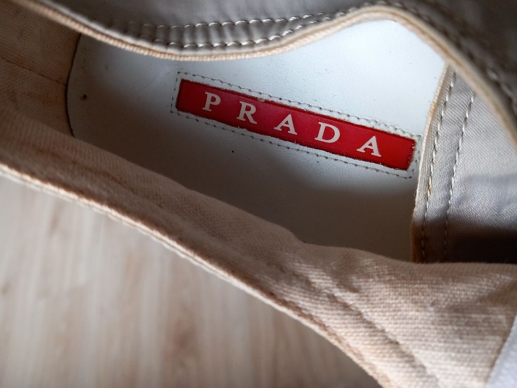 Prada damskie sneakersy oryginalne 38