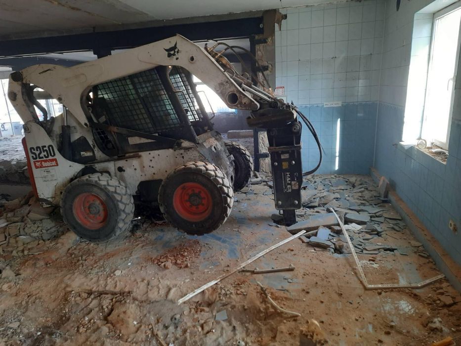 Послуги бобката, бобкет, bobcat. Гідромолот гідробур фреза дорожня