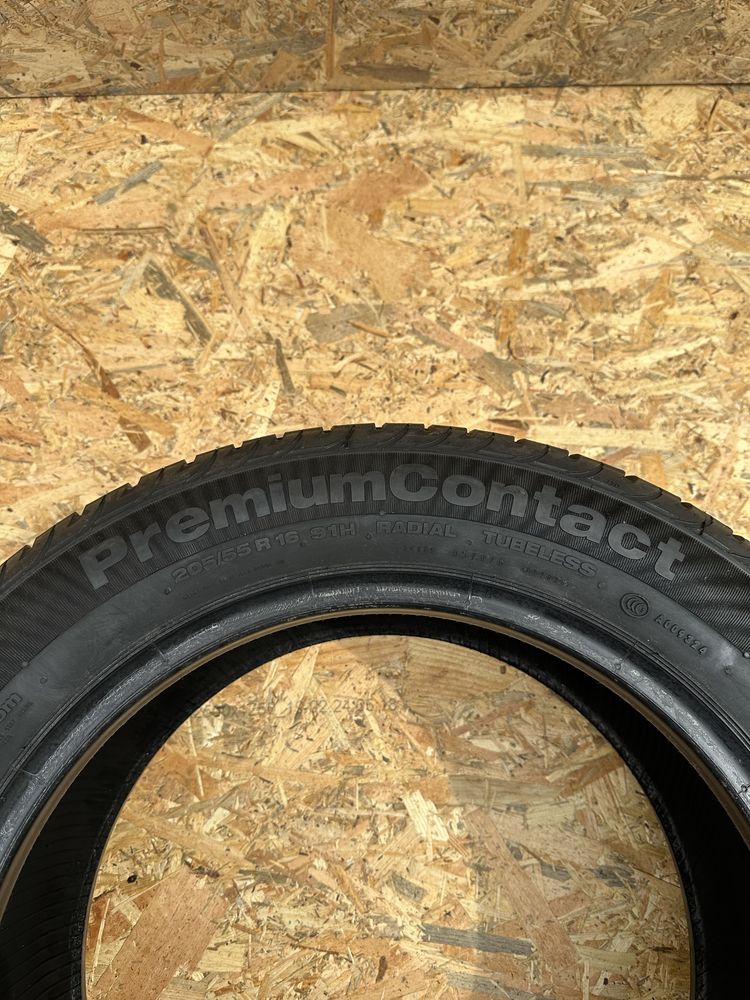 Пара літніх шин 205/55 R16 91H Continental PremiumContact. 7мм+. гума