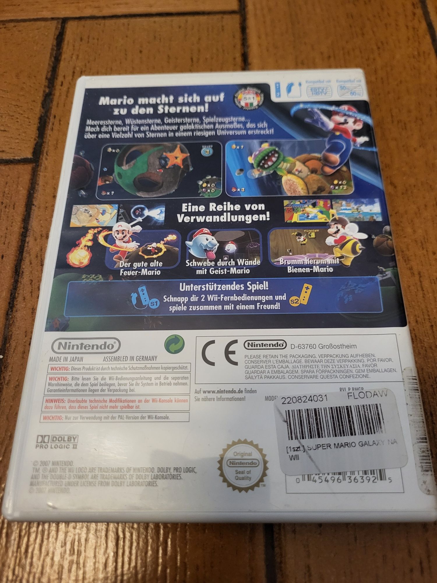 Nintendo Wii gra Super Mario Galaxy