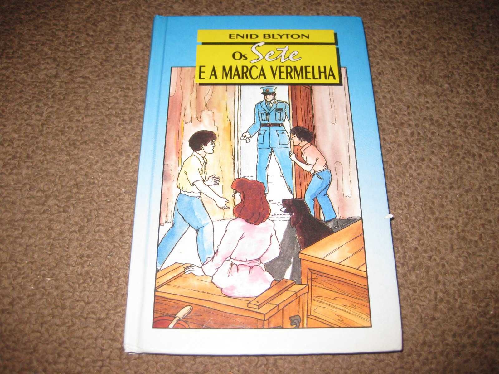 Livro "Os Sete e a Marca Vermelha" de Enid Blyton