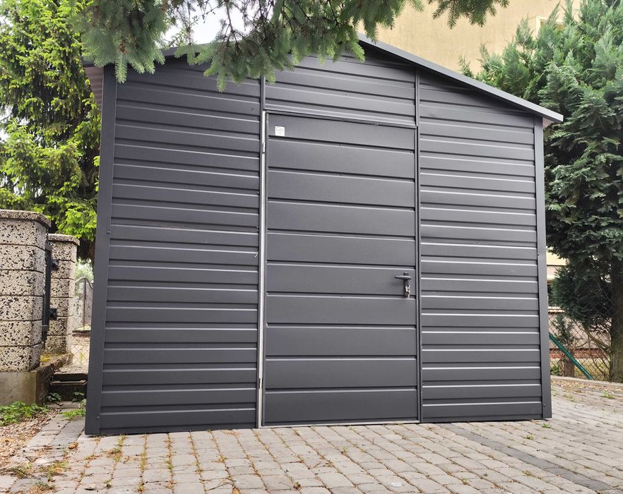 Grafitowy Schowek Domek Ogrodowy OKAZJA