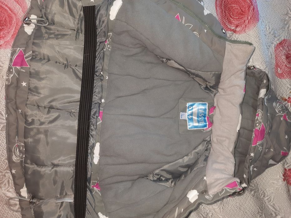 Зимовий костюм для дівчинки, куртка і штани, комбінезон