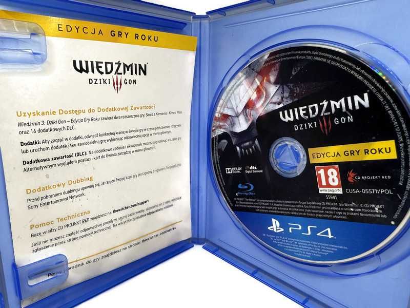Gra na PS4 Wiedzmin 3