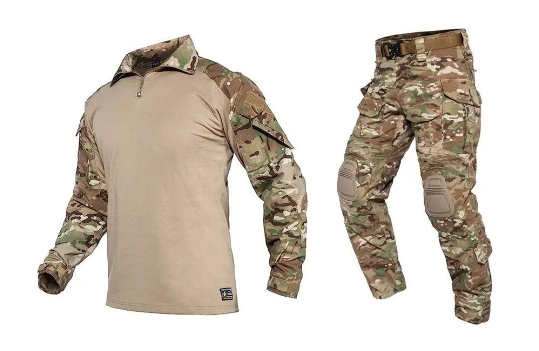 Комплект бойовий тактична сорочка UBACS+штани; налокітники наколінники