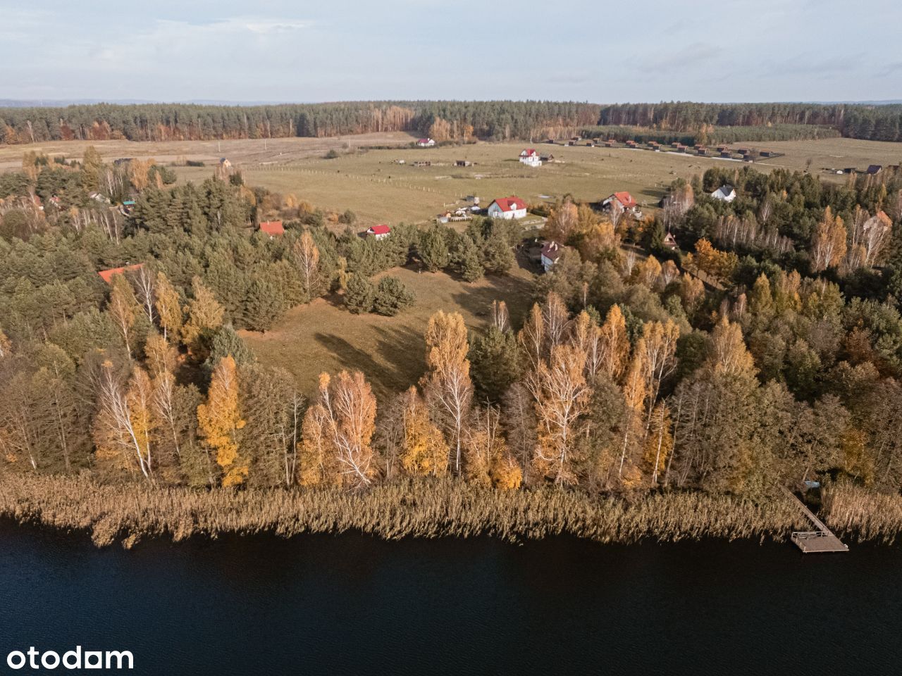 Dom z własną linią brzegową jeziora. MAZURY