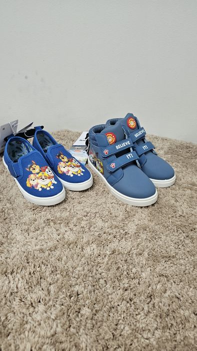 Trzewiki chłopięce buty na rzepy oraz kapcie psi patrol rozmiar 30