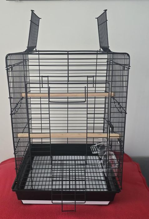Klatka dla ptaków,papug jak nowa 40×40×58