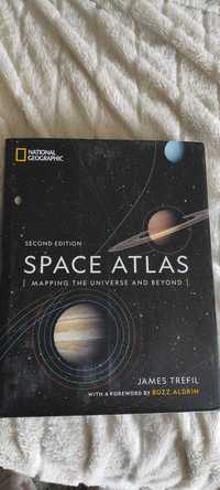 Space Atlas do National Geographic NOVO de capa dura