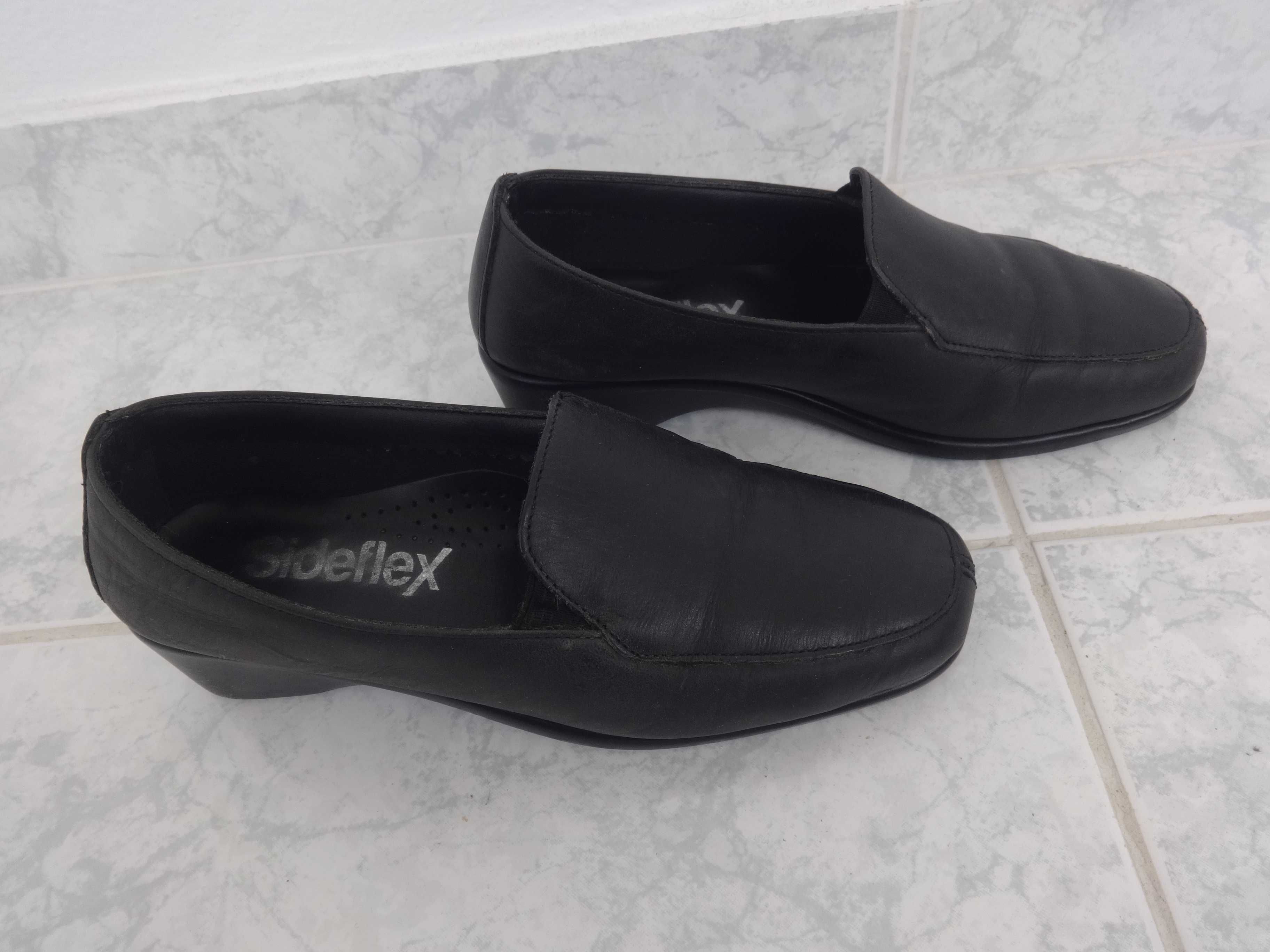 Sapatos Senhora Sideflex em Pele