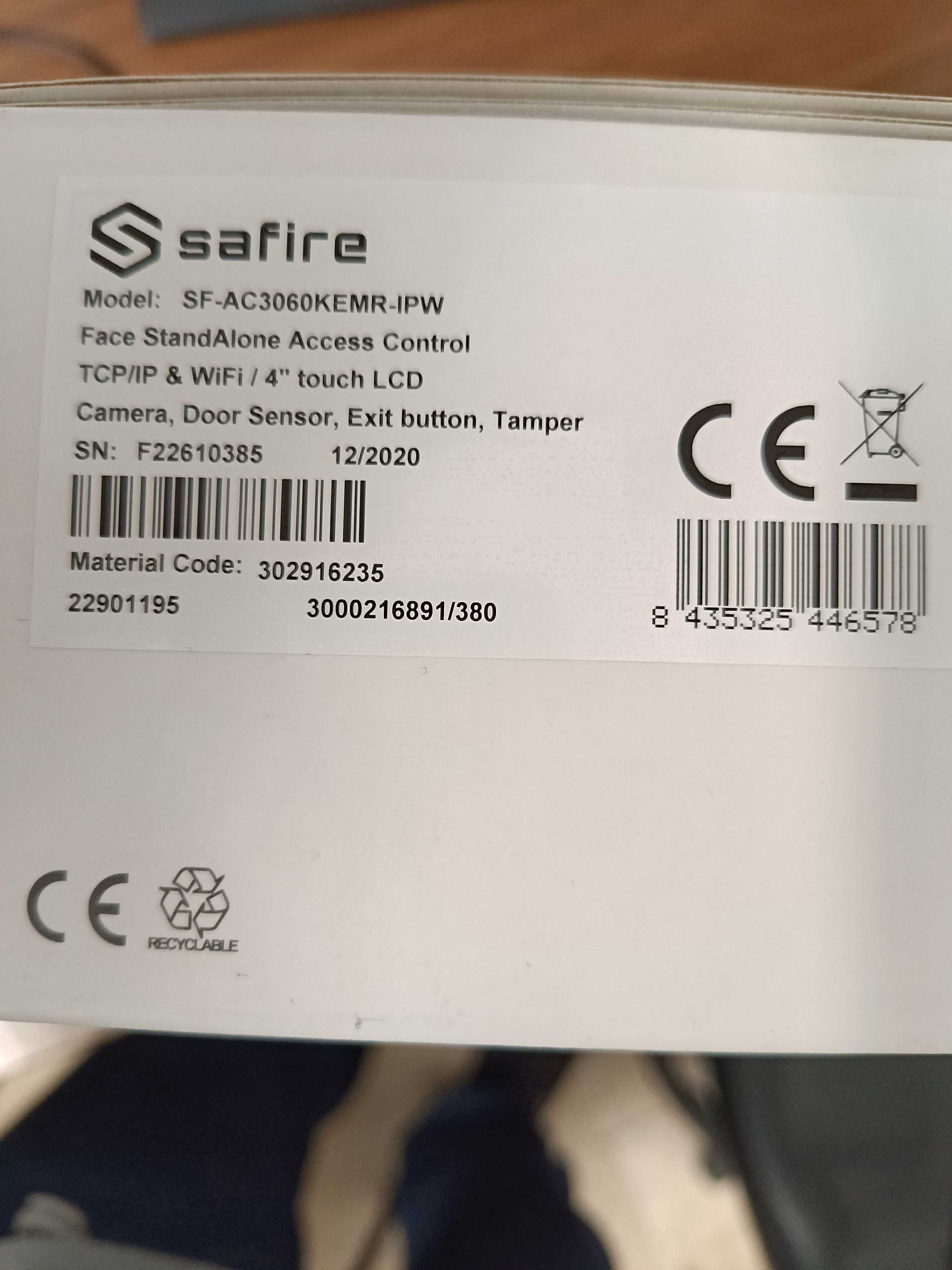 Relógio de Ponto Safire AC3060 Face Lite